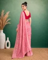 Afs Rutvi Silk Akira Cotton Thread Embroidery Saree
